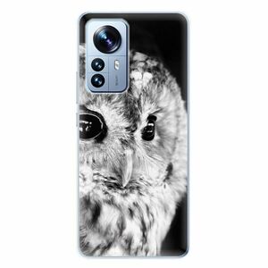 Odolné silikonové pouzdro iSaprio - BW Owl - Xiaomi 12 Pro obraz