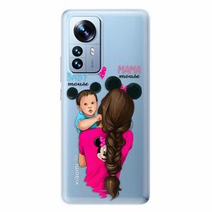 Odolné silikonové pouzdro iSaprio - Mama Mouse Brunette and Boy - Xiaomi 12 Pro obraz