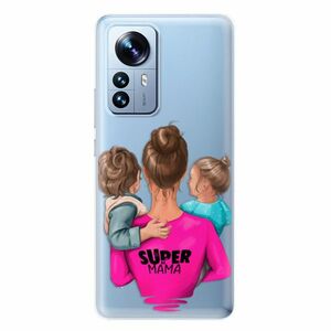 Odolné silikonové pouzdro iSaprio - Super Mama - Boy and Girl - Xiaomi 12 Pro obraz