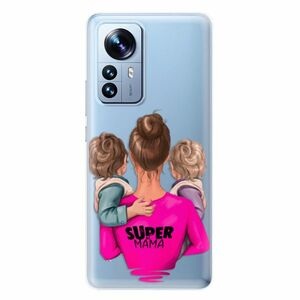 Odolné silikonové pouzdro iSaprio - Super Mama - Two Boys - Xiaomi 12 Pro obraz