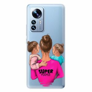 Odolné silikonové pouzdro iSaprio - Super Mama - Two Girls - Xiaomi 12 Pro obraz