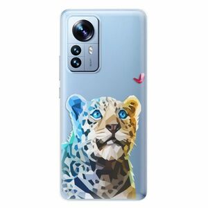 Odolné silikonové pouzdro iSaprio - Leopard With Butterfly - Xiaomi 12 Pro obraz