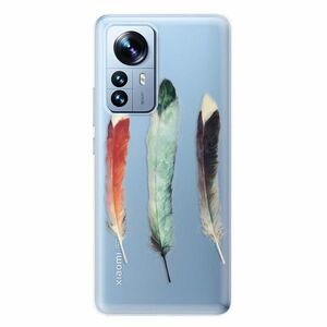 Odolné silikonové pouzdro iSaprio - Three Feathers - Xiaomi 12 Pro obraz