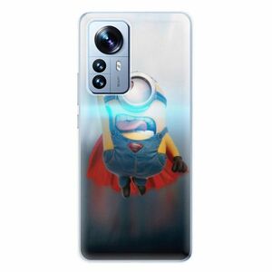 Odolné silikonové pouzdro iSaprio - Mimons Superman 02 - Xiaomi 12 Pro obraz