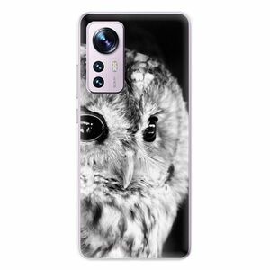 Odolné silikonové pouzdro iSaprio - BW Owl - Xiaomi 12 / 12X obraz
