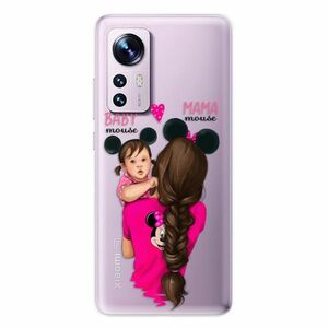Odolné silikonové pouzdro iSaprio - Mama Mouse Brunette and Girl - Xiaomi 12 / 12X obraz