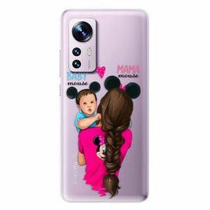Odolné silikonové pouzdro iSaprio - Mama Mouse Brunette and Boy - Xiaomi 12 / 12X obraz