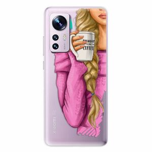 Odolné silikonové pouzdro iSaprio - My Coffe and Blond Girl - Xiaomi 12 / 12X obraz