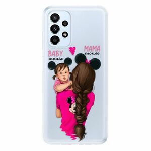 Odolné silikonové pouzdro iSaprio - Mama Mouse Brunette and Girl - Samsung Galaxy A23 / A23 5G obraz