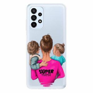 Odolné silikonové pouzdro iSaprio - Super Mama - Boy and Girl - Samsung Galaxy A23 / A23 5G obraz