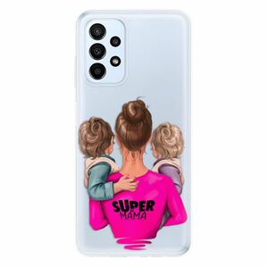 Odolné silikonové pouzdro iSaprio - Super Mama - Two Boys - Samsung Galaxy A23 / A23 5G obraz