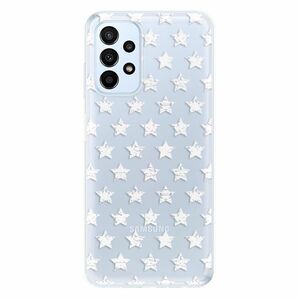 Odolné silikonové pouzdro iSaprio - Stars Pattern - white - Samsung Galaxy A23 / A23 5G obraz