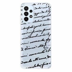 Odolné silikonové pouzdro iSaprio - Handwriting 01 - black - Samsung Galaxy A23 / A23 5G obraz