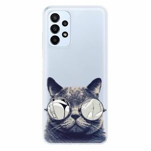 Odolné silikonové pouzdro iSaprio - Crazy Cat 01 - Samsung Galaxy A23 / A23 5G obraz