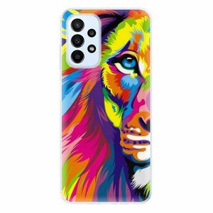 Odolné silikonové pouzdro iSaprio - Rainbow Lion - Samsung Galaxy A23 / A23 5G obraz