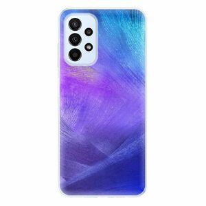 Odolné silikonové pouzdro iSaprio - Purple Feathers - Samsung Galaxy A23 / A23 5G obraz