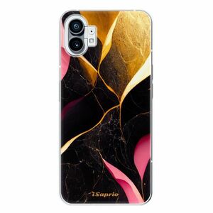 Odolné silikonové pouzdro iSaprio - Gold Pink Marble - Nothing Phone (1) obraz