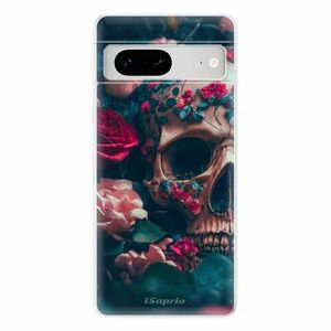 Odolné silikonové pouzdro iSaprio - Skull in Roses - Google Pixel 7 5G obraz