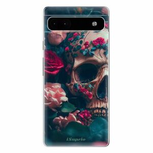 Odolné silikonové pouzdro iSaprio - Skull in Roses - Google Pixel 6a 5G obraz