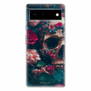 Odolné silikonové pouzdro iSaprio - Skull in Roses - Google Pixel 6 5G obraz