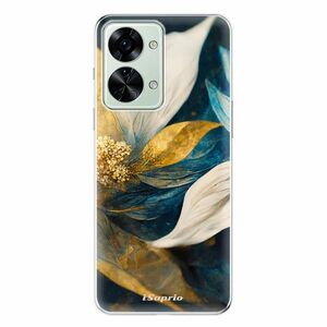 Odolné silikonové pouzdro iSaprio - Gold Petals - OnePlus Nord 2T 5G obraz