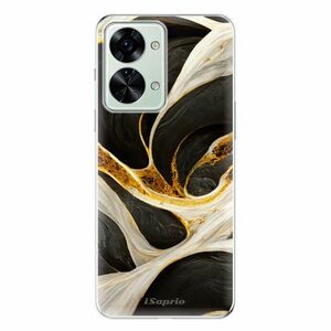 Odolné silikonové pouzdro iSaprio - Black and Gold - OnePlus Nord 2T 5G obraz