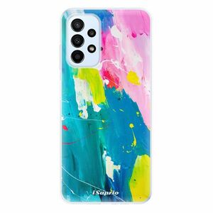 Odolné silikonové pouzdro iSaprio - Abstract Paint 04 - Samsung Galaxy A23 / A23 5G obraz
