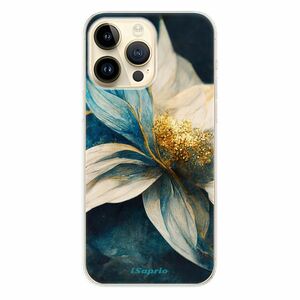 Odolné silikonové pouzdro iSaprio - Blue Petals - iPhone 14 Pro Max obraz