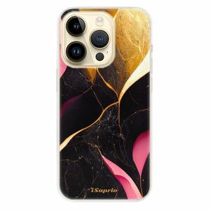 Odolné silikonové pouzdro iSaprio - Gold Pink Marble - iPhone 14 Pro obraz
