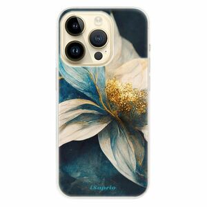 Odolné silikonové pouzdro iSaprio - Blue Petals - iPhone 14 Pro obraz