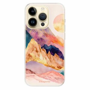 Odolné silikonové pouzdro iSaprio - Abstract Mountains - iPhone 14 Pro obraz