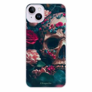 Odolné silikonové pouzdro iSaprio - Skull in Roses - iPhone 14 Plus obraz
