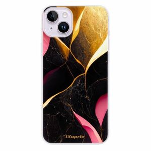 Odolné silikonové pouzdro iSaprio - Gold Pink Marble - iPhone 14 Plus obraz