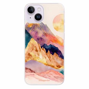 Odolné silikonové pouzdro iSaprio - Abstract Mountains - iPhone 14 obraz