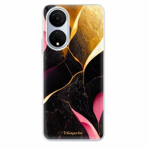 Odolné silikonové pouzdro iSaprio - Gold Pink Marble - Honor X7 obraz