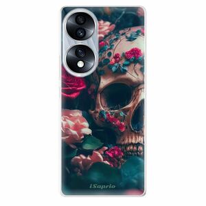 Odolné silikonové pouzdro iSaprio - Skull in Roses - Honor 70 obraz
