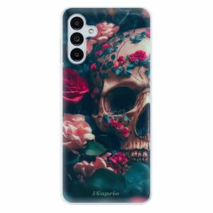 Odolné silikonové pouzdro iSaprio - Skull in Roses - Samsung Galaxy A13 5G obraz