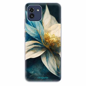 Odolné silikonové pouzdro iSaprio - Blue Petals - Samsung Galaxy A03 obraz