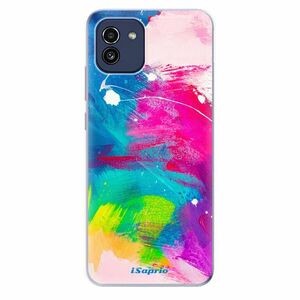 Odolné silikonové pouzdro iSaprio - Abstract Paint 03 - Samsung Galaxy A03 obraz