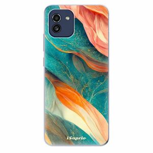 Odolné silikonové pouzdro iSaprio - Abstract Marble - Samsung Galaxy A03 obraz