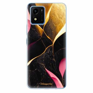 Odolné silikonové pouzdro iSaprio - Gold Pink Marble - Vivo Y01 obraz