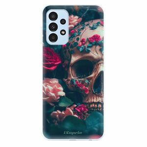 Odolné silikonové pouzdro iSaprio - Skull in Roses - Samsung Galaxy A13 obraz