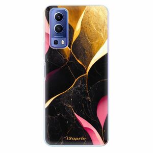 Odolné silikonové pouzdro iSaprio - Gold Pink Marble - Vivo Y72 5G obraz