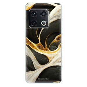 Odolné silikonové pouzdro iSaprio - Black and Gold - OnePlus 10 Pro obraz