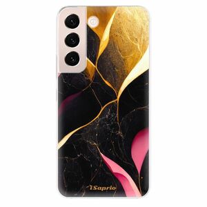 Odolné silikonové pouzdro iSaprio - Gold Pink Marble - Samsung Galaxy S22+ 5G obraz
