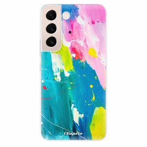 Odolné silikonové pouzdro iSaprio - Abstract Paint 04 - Samsung Galaxy S22+ 5G obraz