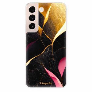 Odolné silikonové pouzdro iSaprio - Gold Pink Marble - Samsung Galaxy S22 5G obraz