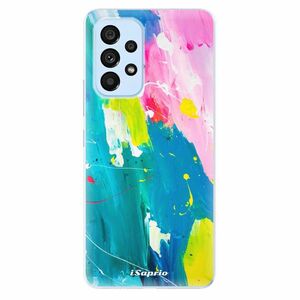 Odolné silikonové pouzdro iSaprio - Abstract Paint 04 - Samsung Galaxy A53 5G obraz