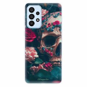 Odolné silikonové pouzdro iSaprio - Skull in Roses - Samsung Galaxy A33 5G obraz