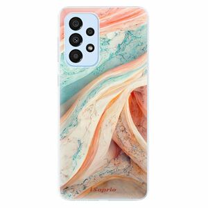 Odolné silikonové pouzdro iSaprio - Orange and Blue - Samsung Galaxy A33 5G obraz
